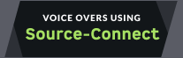 Voiceovers using Source Connect